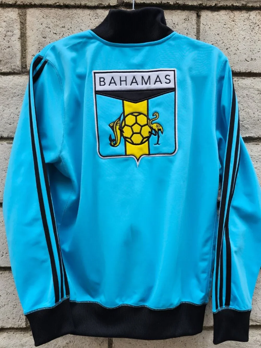 Adidas Originals Track Jacket Mens X-Large Blue Bahamas Soccer Full Zip Top 2007